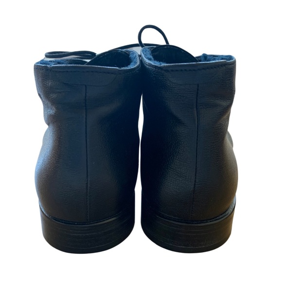 Hugo Boss Black Pebbled Leather Chukka Boots - Picture 5 of 6